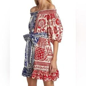 Farm Rio Mixed Pineapple Garden Dress